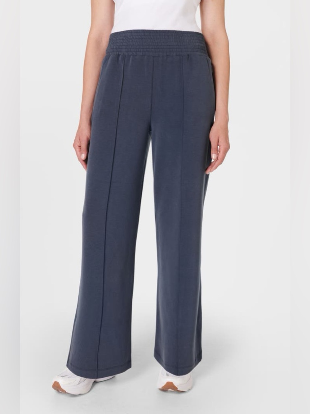Sweaty Betty Sand Wash Cloud Weight Track Pants Navy Blue M